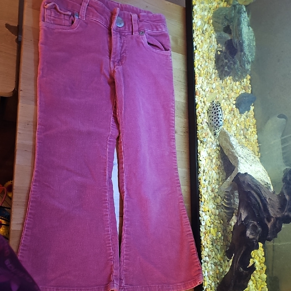 High Sierra Kids Pink Flare Corduroy Pants